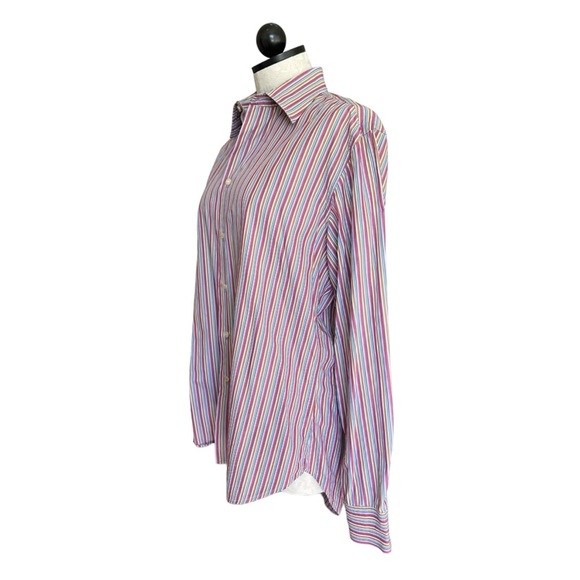 Zara Men's Striped Button Down Shirt Sz 16 - Picture 4 of 12